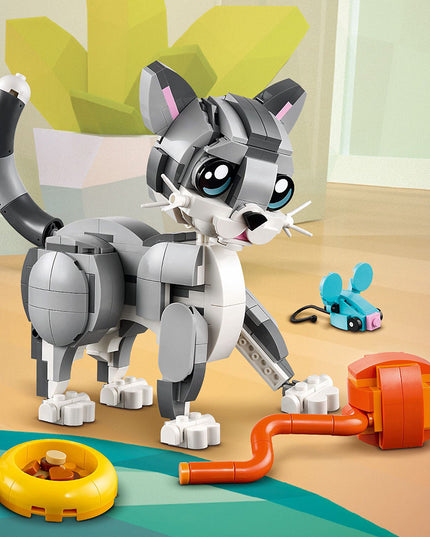LEGO® Creator 3in1 Playful Cat Figure, Toy Animal Set 31163