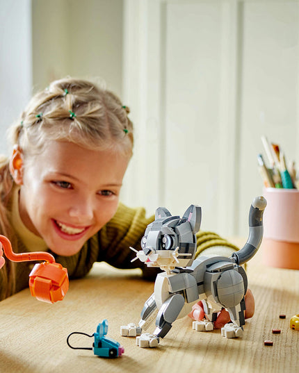 LEGO® Creator 3in1 Playful Cat Figure, Toy Animal Set 31163