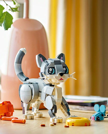 LEGO® Creator 3in1 Playful Cat Figure, Toy Animal Set 31163