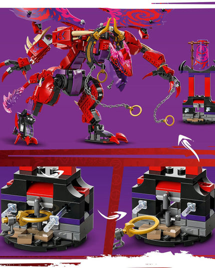 LEGO® NINJAGO® Thunderfang Dragon of Chaos Ninja Toy Set 71832