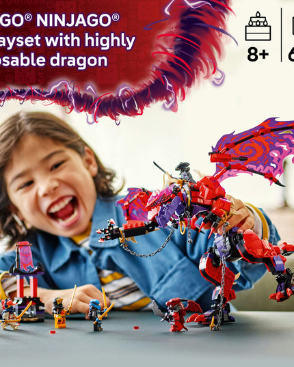 LEGO® NINJAGO® Thunderfang Dragon of Chaos Ninja Toy Set 71832
