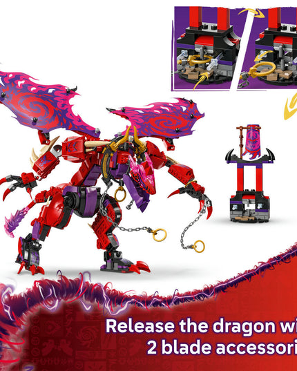 LEGO® NINJAGO® Thunderfang Dragon of Chaos Ninja Toy Set 71832