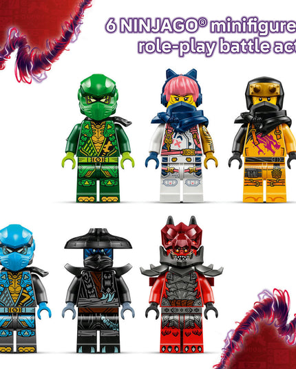 LEGO® NINJAGO® Thunderfang Dragon of Chaos Ninja Toy Set 71832