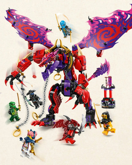 LEGO® NINJAGO® Thunderfang Dragon of Chaos Ninja Toy Set 71832