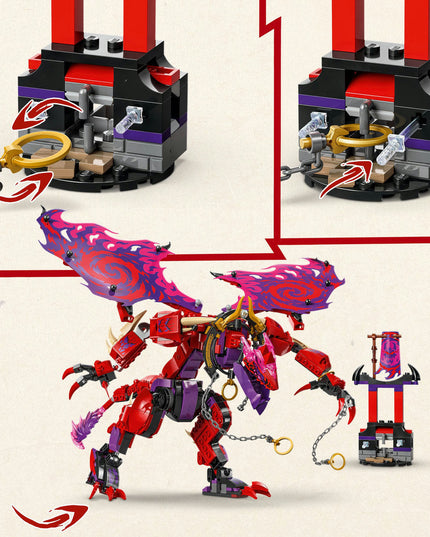 LEGO® NINJAGO® Thunderfang Dragon of Chaos Ninja Toy Set 71832
