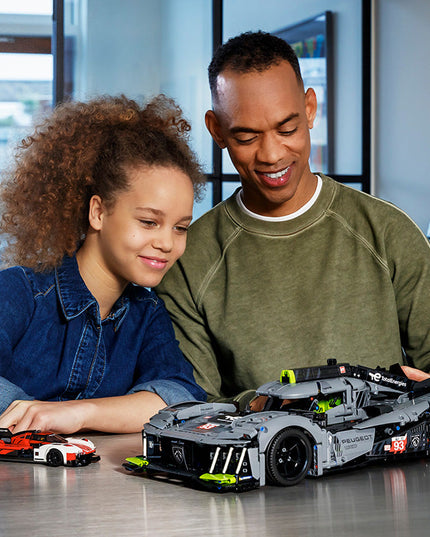 LEGO® Technic PEUGEOT 9X8 24H Le Mans Hybrid Hypercar Collectible Building Kit 42156