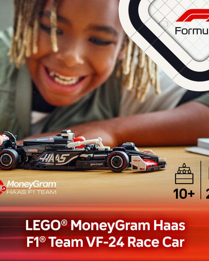 LEGO® Speed Champions MoneyGram Haas F1® Team VF-24 Race Car Toy Vehicle 77250