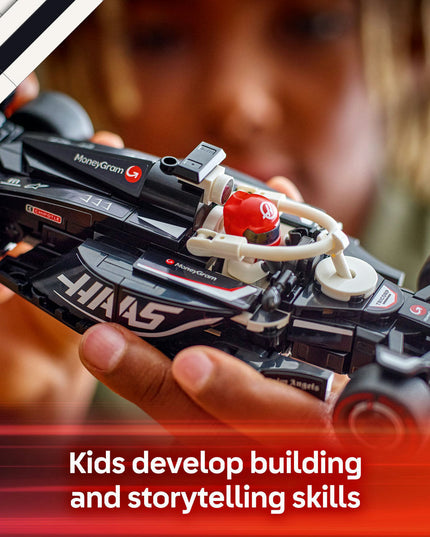 LEGO® Speed Champions MoneyGram Haas F1® Team VF-24 Race Car Toy Vehicle 77250