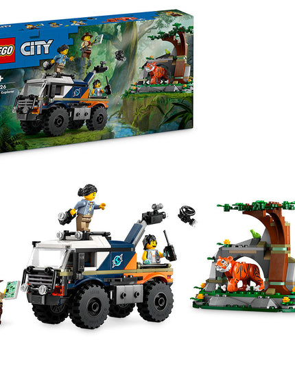 LEGO® City Jungle Explorer Off-Road Truck & Toy Tiger 60426