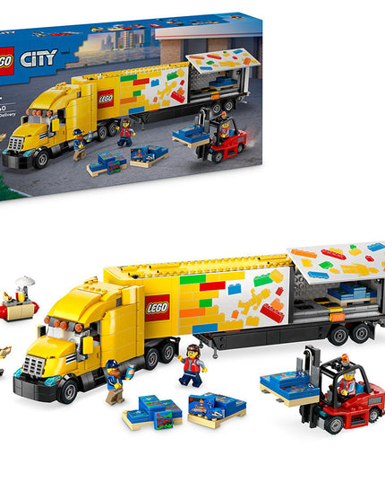 LEGO® City Yellow Delivery Truck Building Toy Set 60440