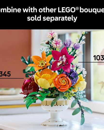 LEGO® Botanicals Flower Arrangement Floral Home Decor 10345