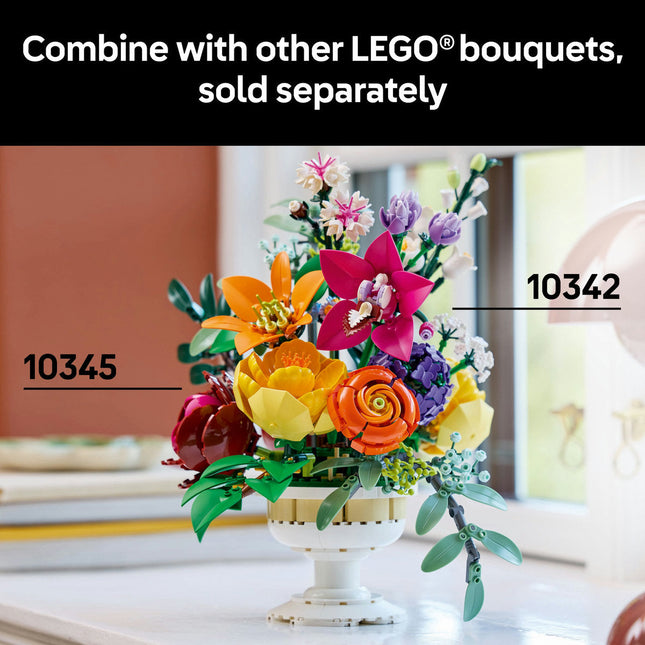 LEGO® Botanicals Flower Arrangement Floral Home Decor 10345