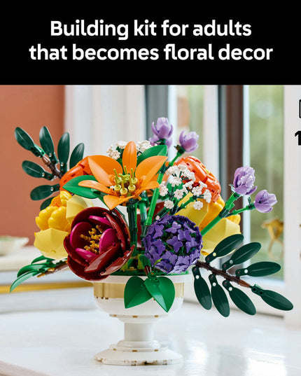 LEGO® Botanicals Flower Arrangement Floral Home Decor 10345