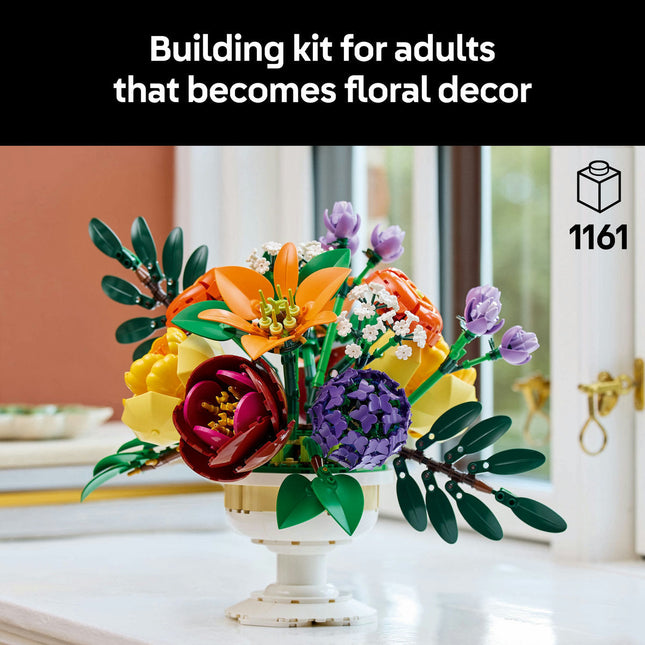 LEGO® Botanicals Flower Arrangement Floral Home Decor 10345