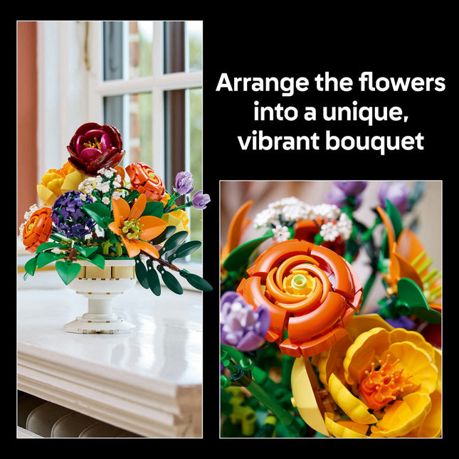 LEGO® Botanicals Flower Arrangement Floral Home Decor 10345