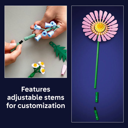 LEGO¬Æ Botanicals Petite Sunny Bouquet Flower Decor Set for Kids 10347