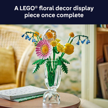 LEGO¬Æ Botanicals Petite Sunny Bouquet Flower Decor Set for Kids 10347