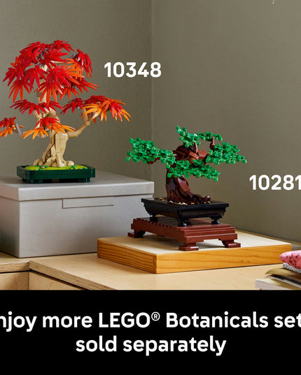 LEGO® Botanicals Japanese Red Maple Bonsai Tree Plant Decor 10348