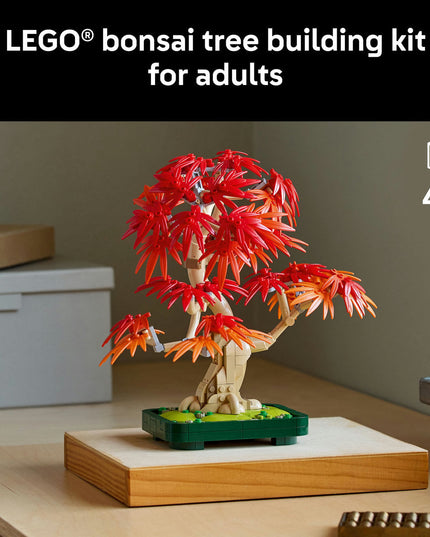 LEGO® Botanicals Japanese Red Maple Bonsai Tree Plant Decor 10348