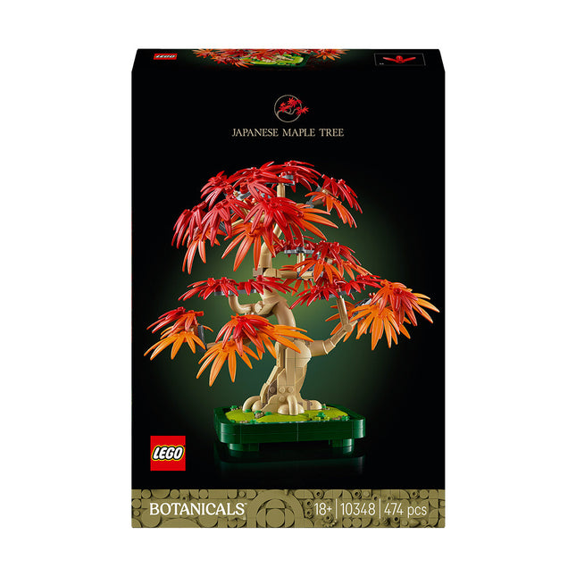 LEGO® Botanicals Japanese Red Maple Bonsai Tree Plant Decor 10348