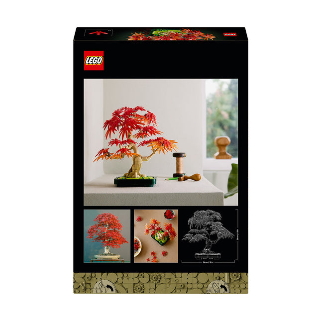 LEGO® Botanicals Japanese Red Maple Bonsai Tree Plant Decor 10348