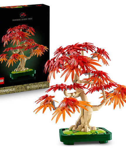 LEGO® Botanicals Japanese Red Maple Bonsai Tree Plant Decor 10348