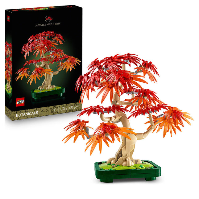 LEGO® Botanicals Japanese Red Maple Bonsai Tree Plant Decor 10348