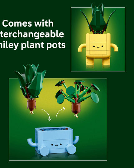 LEGO® Botanicals Happy Plants Shelf Decor Set 10349