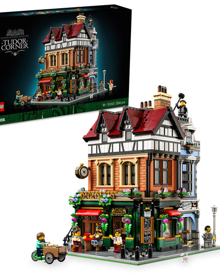 LEGO® Icons Tudor Corner Model Building Kit for Adults 10350