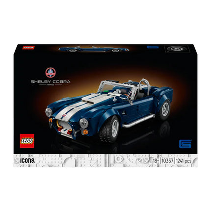 LEGO® ICONS Shelby Cobra 427 S/C Collectible Model Car Kit for Adults 10357