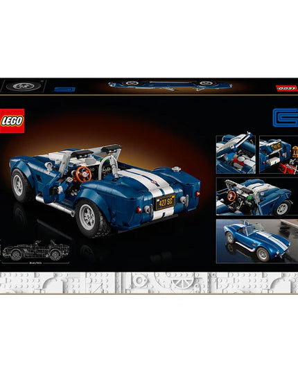 LEGO® ICONS Shelby Cobra 427 S/C Collectible Model Car Kit for Adults 10357