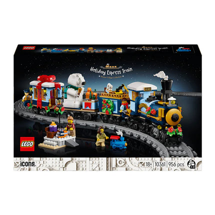 LEGO® ICONS Holiday Express Train Model Building Set for Adults 10361