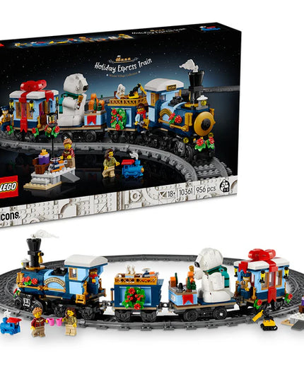 LEGO® ICONS Holiday Express Train Model Building Set for Adults 10361