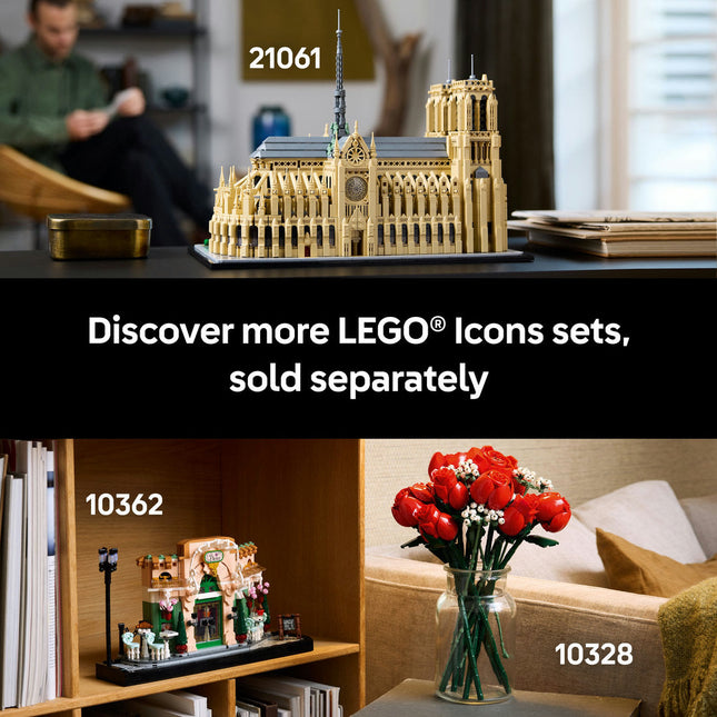 LEGO® ICONS French Café Paris Bookshelf Decor 10362