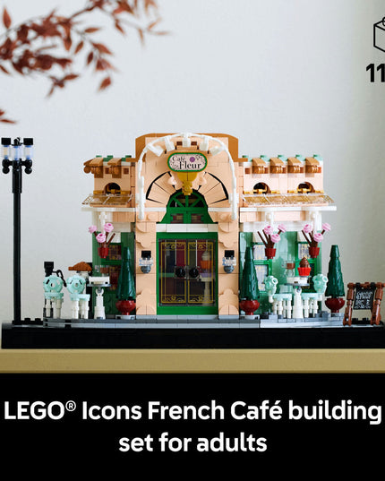 LEGO® ICONS French Café Paris Bookshelf Decor 10362