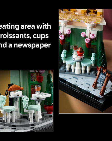 LEGO® ICONS French Café Paris Bookshelf Decor 10362