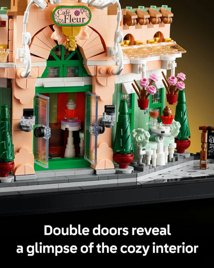 LEGO® ICONS French Café Paris Bookshelf Decor 10362