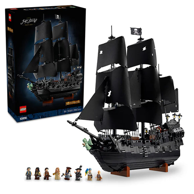 LEGO® ICONS Captain Jack Sparrow’s Pirate Ship, Building Kit for Adults 10365