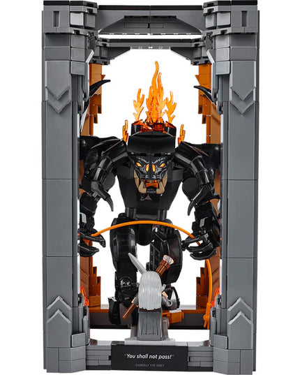 LEGO® Icons The Lord of the Rings: Balrog™ Book Nook Bookshelf Decor Kit 10367