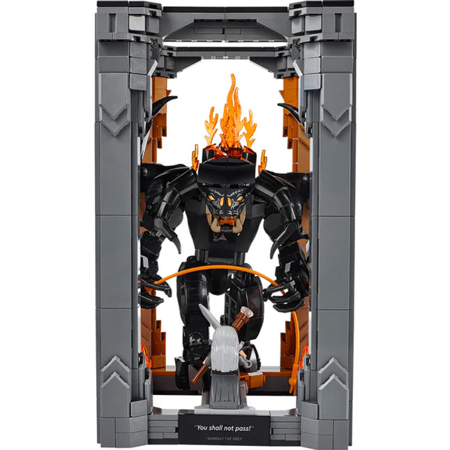 LEGO® Icons The Lord of the Rings: Balrog™ Book Nook Bookshelf Decor Kit 10367