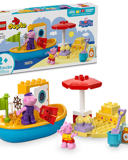 LEGO® DUPLO® Peppa Pig Boat Trip Toy for Toddlers 10432