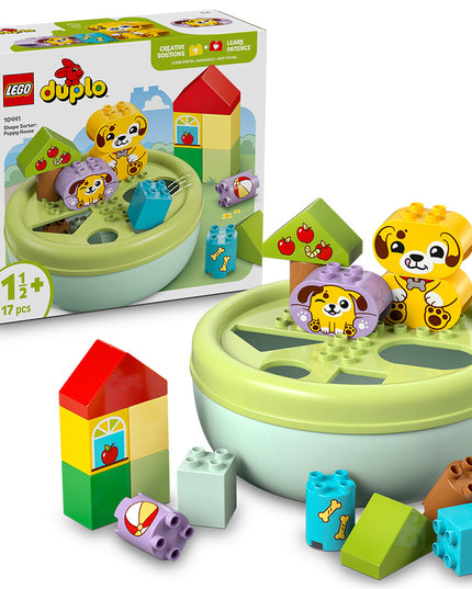 LEGO® DUPLO® My First Shape Sorter: Puppy House Toddler Learning Toy 10441