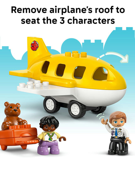 LEGO® DUPLO® Town First Time at the Airport Building Toy for Pretend Play 10443