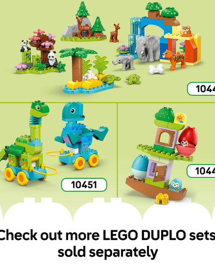 LEGO® DUPLO® Town 3in1 Animals on Wheels Building Toy for Imaginative Play 10448