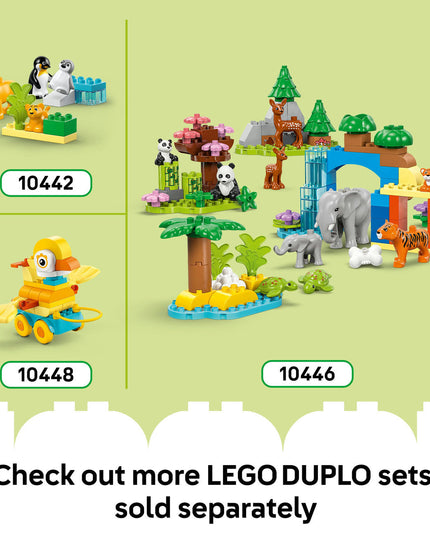 LEGO® DUPLO® Town 3in1 Dinosaurs on Wheels Learn-Through-Play Toddler Toy 10451