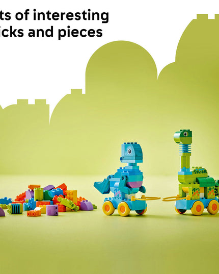 LEGO® DUPLO® Town 3in1 Dinosaurs on Wheels Learn-Through-Play Toddler Toy 10451