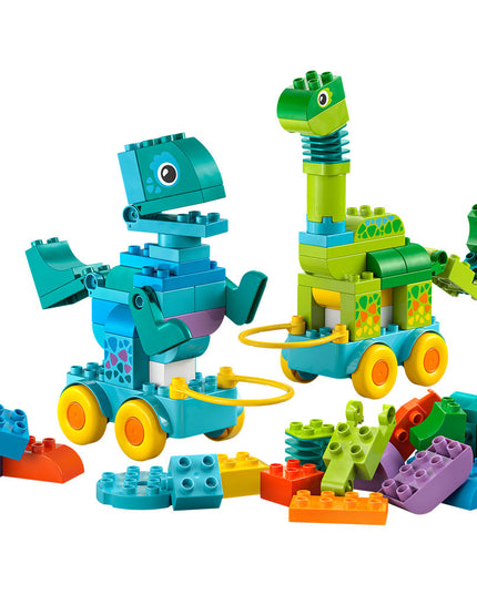 LEGO® DUPLO® Town 3in1 Dinosaurs on Wheels Learn-Through-Play Toddler Toy 10451