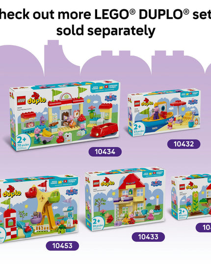 LEGO® DUPLO® Peppa Pig Camping Trip Building Playset with Canoe Toy 10452