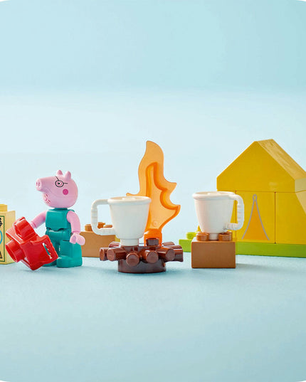 LEGO® DUPLO® Peppa Pig Camping Trip Building Playset with Canoe Toy 10452