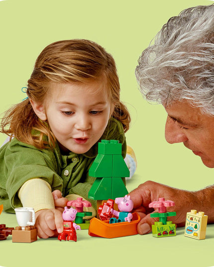 LEGO® DUPLO® Peppa Pig Camping Trip Building Playset with Canoe Toy 10452